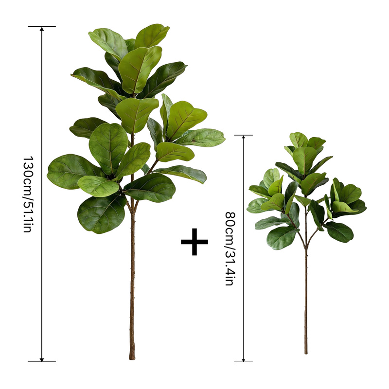 Duże sztuczne drzewo figowego  – Ficus Lyrata Tree recenzja i cena