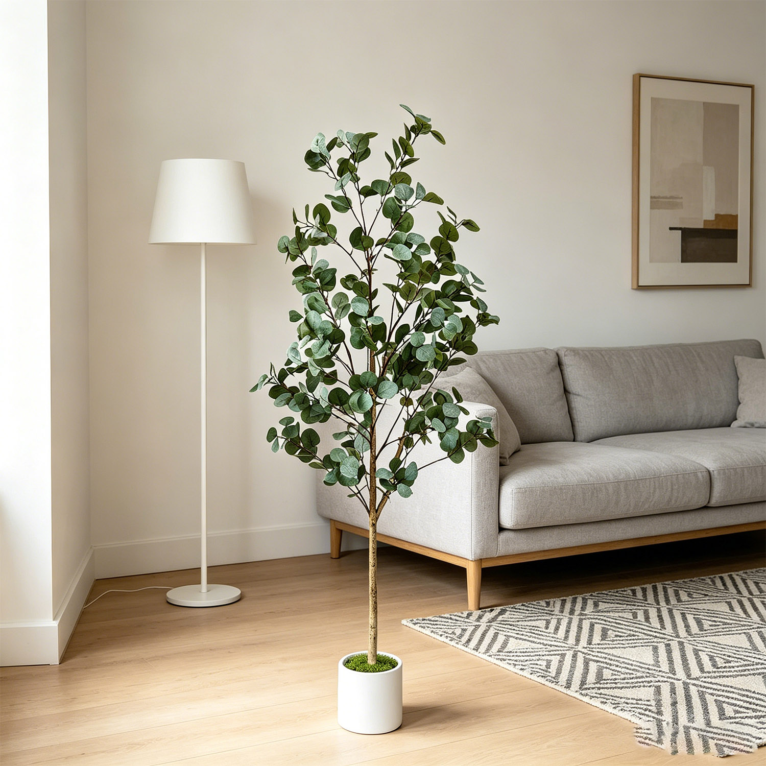 Sztuczna eukaliptusowa gałąź o – Ficus Lyrata Tree recenzja i cena